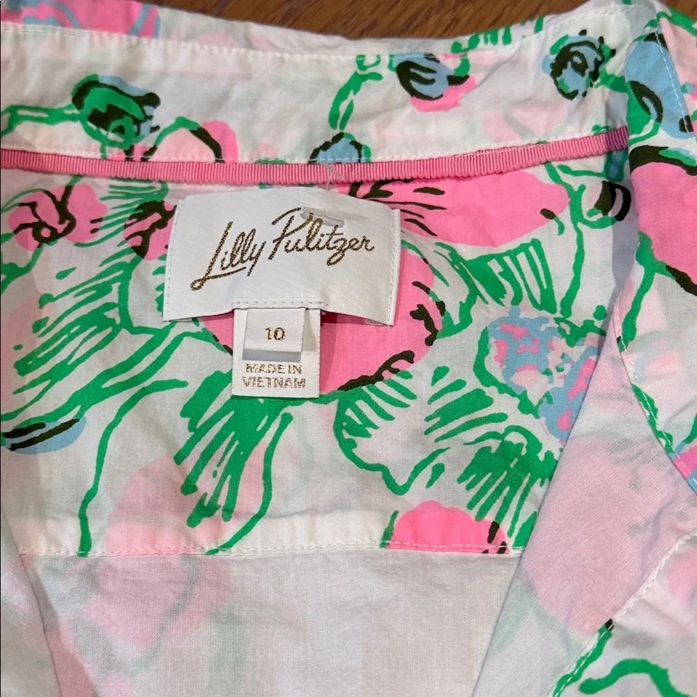 LILLY PULITZER sashria dress  Size 10 - Picture 9 of 11